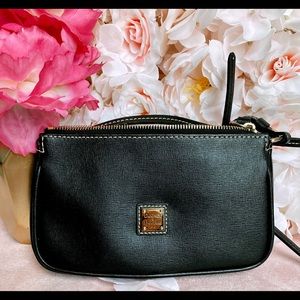 Black Leather Dooney & Bourke Crossbody